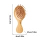 thumbnail image 2 of Peine de Bambú Wdftyju para Desenredar el Cabello Pequeño Accesorios para Corte de Pelo, 2 of 9
