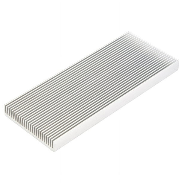 Disipador de calor de aluminio para transistor amplificador LED de alta potencia (100 x 41 x 8 mm)