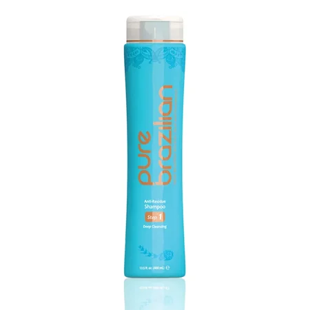 Pure Brazilian Anti Residue Shampoo Step 1 Deep Cleansing 13.5 Ounce 400 Milliliters