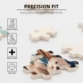 thumbnail image 6 of 1000 PCS 1000 Piece Wooden Puzzle The Dog In The Bedroom,Stress Relieving Puzzle,Funny Dog Wood Puzzle,Unique Artwork For Adults,Impossible Hard Difficult Challenging Puzzles,Gift For Dog Enthusiast, 6 of 6