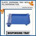 thumbnail image 3 of Pill Counting Tray Manual Countertop Sorting Organizer Plate Holder Safety Pouring Supply Tablets Dispenser with Spatula Counter Household Professional, 3 of 7