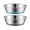 Black, variant on PEGGY11 No Spill Non-Skid Stainless Steel Deep Dog Bowls
