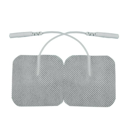 Apply Only to Unbroken Skin 20/40 Replacement Pads for Massage & Relaxation/Tens Units electrode pads 2x2Inch Cloth