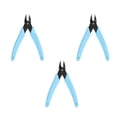 thumbnail image 1 of 3pcs Stainless Steel Cuticle Cutter, Anti Slip Rhinestone Remover Clean Precise Portable Convenient  Long Lasting Nail Cuticle Clippers for Easy Nail Drill Removal, 1 of 7