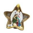 thumbnail image 1 of Conjunto de de pesebre de tradicional, adorno navideño de nacimiento de Jesús, figuras artesanales de cuna para vacaciones, accesorios Soledad estatuilla de jesus, 1 of 10