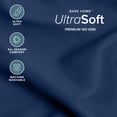 thumbnail image 4 of Bare Home 22" Extra Deep Pocket Sheet Set - Premium 1800 Collection - Ultra-Soft - California King, Dark Blue, 4 of 9
