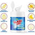 thumbnail image 7 of Glass Plus - Glass, Window, and Mirror Cleaning Wipes (160 Ct Wipes - 6 Cannisters (960 Wipes)), 7 of 7