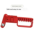 thumbnail image 2 of HLONK Sound And Light Alarm Function Live-Saving Car Safety Hammer Wall Hanging Window Breakers Emergency Escape Tools Emmergency Hammers (Red), 2 of 6