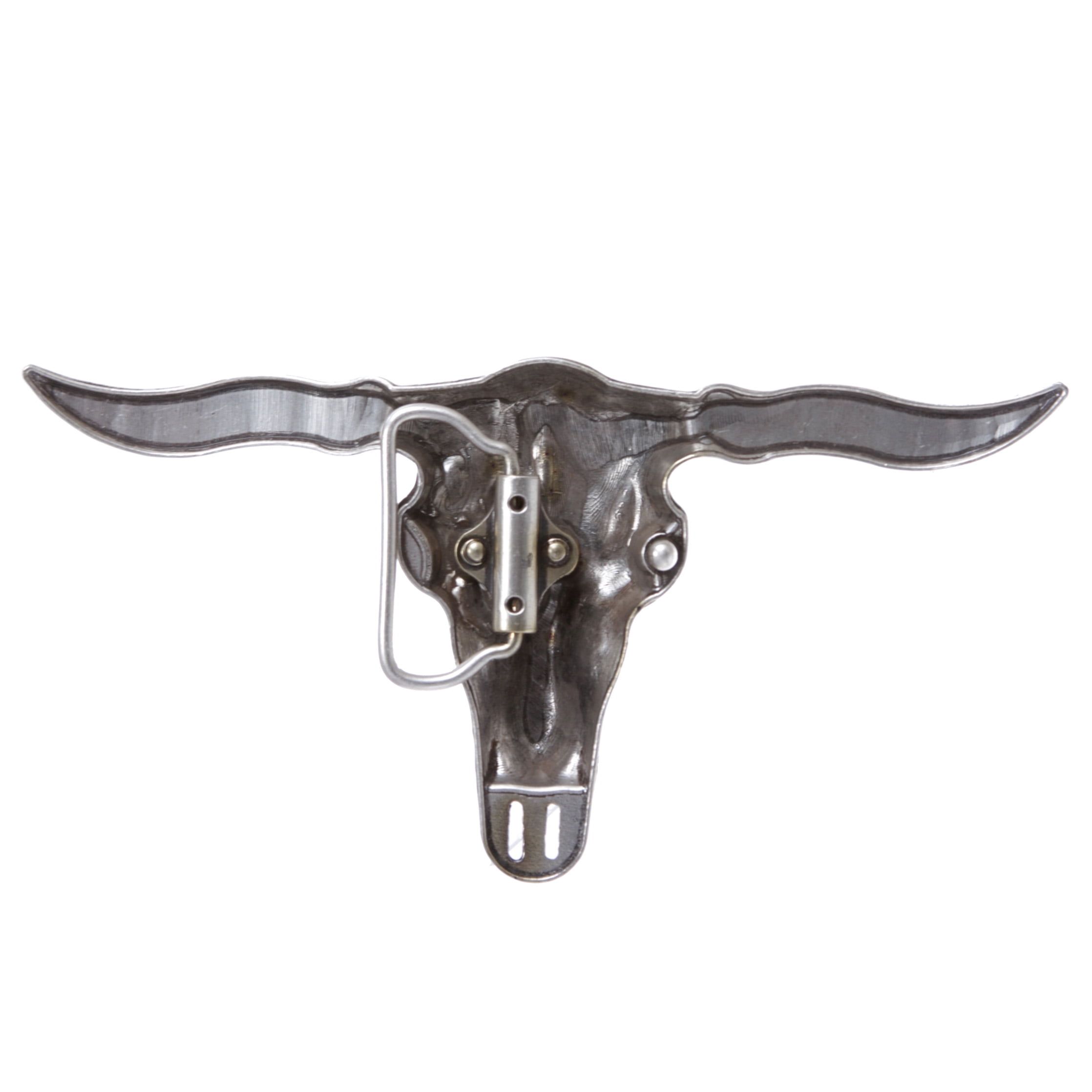 Western Brasstone & Silvertonr Longhorn Large Belt Buckle Long-Horn-Bull-Western-  main image 4