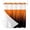 Orange, variant on No Hook Shower Curtains with Snap-in Liner Set, Black White Waterproof Hotel Style Bathroom Shower Curtain, Modern Geometric Abstract Gradient Striped Breathable Mesh Top Bath Curtains 60''x72''