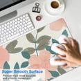 thumbnail image 4 of Light Pink Flowers&nbsp;desk Mouse Padwaterproofno Slip&nbsp;for Office Home Work GamingmousepadRubber Base Mousepad with Stitched Edges 31.5x11.8inches, 4 of 7