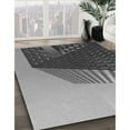 thumbnail image 2 of Ahgly Company Indoor Square Patterned Dark Gray Area Rugs, 6' Square, 2 of 6