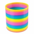 thumbnail image 4 of Muelle helicoidal de plástico Jumbo Rainbow The Dreidel Company, 4 of 5