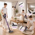 thumbnail image 6 of Amiluo Cordless Vacuum Cleaner, 28KPA 40Mins 2600mAh 6 in 1 Lightweight Stick Vacuum for Pet Hair/Carpet/Hard Floor/Dorm, 6 of 12