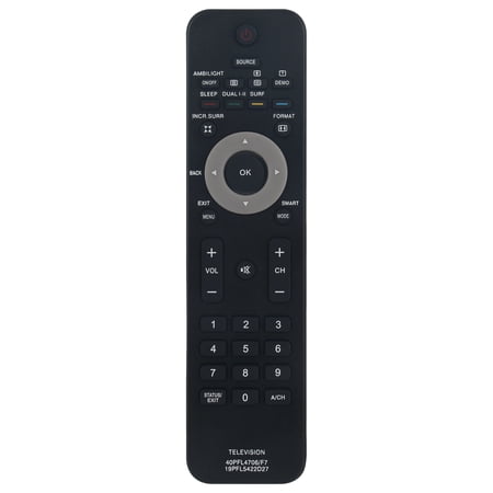 Replaced Remote Control For PHILIPS TV 40PFL4706/F7 19PFL5422D27