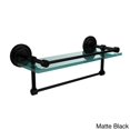 thumbnail image 3 of 16-in Gallery Glass Shelf with Towel Bar in Antique Pewter, 3 of 5