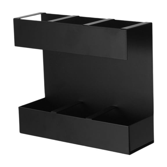 yotijay Straw Holder Cabinet Door Mounted Straw Organizer for Bar Countertop Cabinet