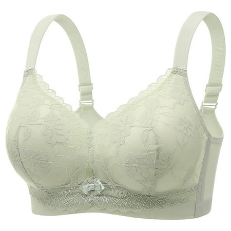Jalioing Women s Lace Bralettes Adjustable Full Coverage Support Bra Push Up Breathable T Shirt Everyday Bra