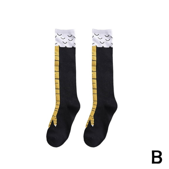 Best-Funny Socks Chicken Legs Cartoon Animal Legs Knee Fitness Novelty Women MenUK- B4A2