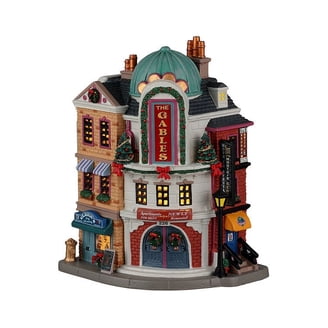 Lemax 35048 Caddington Village 'The Bell & Feather' Lighted Building - Battery Or 4.5V Adaptor