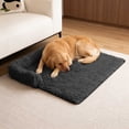 thumbnail image 5 of Soothing Pet Bed Mat with Supportive Neck Bolster Protector Cushion for Cats and Dogs, 5 of 5