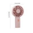 thumbnail image 3 of XWSHYW Electrodomésticos Ventilador de Mano Ventilador de Mano de Bajo Ruido Recargable de 3 Velocidades Ajustable Adecuado para Viajes Al Aire Libre, Oficina En Interiores y Uso Doméstico., 3 of 6