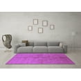 thumbnail image 3 of Ahgly Company Indoor Round Oriental Purple Industrial Area Rugs, 4' Round, 3 of 4