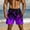 Purple-17, variant on LIBRCLO Board Shorts for Men Athletic Elastic Waist Flame Printing Beach Shorts Casual Quick Dry Hiking Pants with Pockets and Drawstring