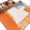 Orange Gray White, variant on Round Rugs 6Ft, Sage Green Gray Round Area Rug Washable Indoor Throw Carpet, Oil Painting Abstract Geometric Modern Soft Non Slip Circle Rug for Office Cabinet Home Decor Aesthetic