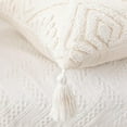thumbnail image 2 of Boho Farmhouse Throw Cover Tassels Woven Tufted for Bed 30x50 B, 2 of 6