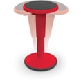 thumbnail image 4 of Pemberly Row 17-24" Plastic Hierarchy Height Adjustable Grow Tall Stool in Red, 4 of 7