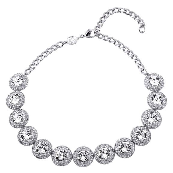 Swarovski Una Angelic Rhodium Plated Choker Necklace