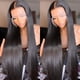 thumbnail image 1 of Pelucas de cabello humano con malla Frontal transparente, peluca con malla Frontal recta brasileña para mujeres negras, peluca prearrancada con cierre de encaje 4x4 Tan Jianjun unisex, 1 of 2