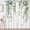 Teal, variant on Pink Floral Blackout Curtains for Bedroom, Green Leaf and Pink Flower Butterfly Bird on White Window Curtain Nature Plant Botanical Drapes for Living Room Decor, 52W X 84L inches