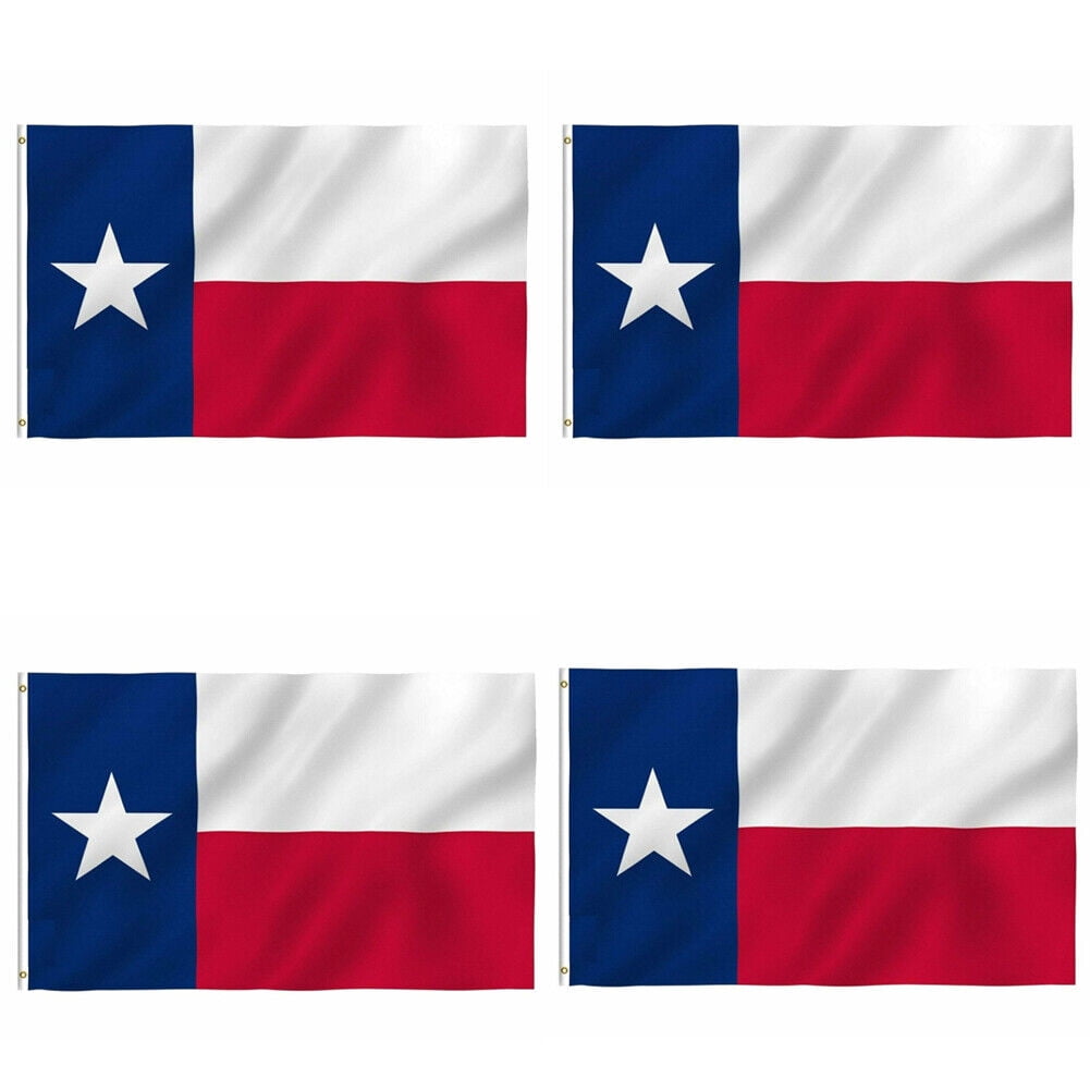 US 24 Pcs Texas State Flag 3x5 Feet TX Lone Star Flag Premium Print