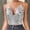 Silver, variant on Women's Tanks Crop Top with Beading and Adjustable Straps Backless Club Sleeveless Top for Women Silver XS