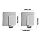 thumbnail image 4 of Paquete de 2 ganchos de pared de acero inoxidable | Ganchos adhesivos resistentes a la corrosión para cocina, baño y armario | Organizador de toallas y perchas, 4 of 7