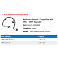 thumbnail image 2 of Reference Sensor - Compatible with 1997 - 1999 Acura CL 1998, 2 of 2