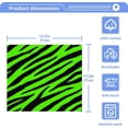 thumbnail image 5 of SKYSONIC Zebra Washcloths Set of 4, Highly Absorbent Soft Cotton Fingertip Towels for Bathroom, Kitchen, Gym, Spa, Home Decor 12 x 12 Inch, 5 of 7