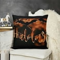 thumbnail image 2 of YINGXI Halloween Decorative Pillow Covers Happy Halloween Throw Pillow Cases Holiday Decor Cushion Covers for Sofa/Couch/Porch (Orange/Black) 20x20in, 2 of 5