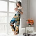 thumbnail image 5 of Pofeuu Coastal Style Garden Villa Print Women's Fashion Pajama Pants with Pockets Comfy Drawstring Sleep Lounge Bottoms-X-Large, 5 of 6