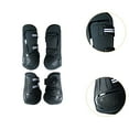 thumbnail image 6 of figatia 4x Horse Boots Leg Protective Support Tendon Protector Comfortable Leg Wraps Guard for Training Riding Equestrian Accessories black L, 6 of 8