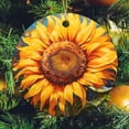 thumbnail image 6 of Sunflower Oil Painting Christmas Ceramic Ornament Spring Summer Sunflower Christmas Ornament Keepsake Ornament for Christmas Tree Holiday Present, 6 of 8