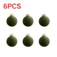 thumbnail image 2 of 6PCS Christmas Balls Decorations Ornament Ball Set, Modern Ornaments for Christmas Tree, Retro Christmas Decor Boho Christmas Decoration (8cm), 2 of 8