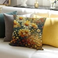 thumbnail image 3 of Wuche Throw Pillow Covers 18x18 Inch  Farmhouse Dercoration,Sunflower  Pillows Cases,Square Couch Sofa  Short plush Cushion Covers for Living Bed Room Home Decor, 3 of 5