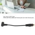 thumbnail image 3 of Cable De Vídeo De 4 Pines A De 90 Grados, Cable Plug And Play De Vídeo A Práctico Para VCR Para Reproductor De CD, 3 of 7