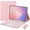 pink, variant on Samsung Galaxy Tab S11 11-inch 2025 (SM-X730/SM-X736B) Touch Keyboard Protective Case（Dark green）