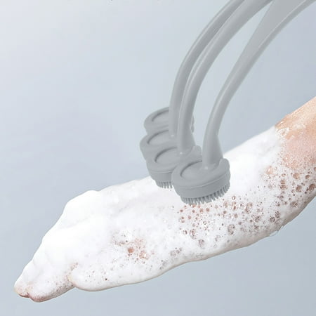 

Long Handle Bath Brush Silicone Head Back Rubbing Bath Long Handle Cleaning Brush Soft Feathered Bath Brush Mud Scrubbing Back Rub Bathroom Scrubbing Bath Brush Gift For Adults