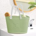 thumbnail image 4 of Cesta de lavandería portátil multiusos para almacenamiento de ropa, para el baño, artículos de natación, compras de comestibles, drenaje rápido, liquidación, 4 of 8