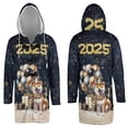 thumbnail image 3 of Happy New Year Shiba Inu Welcome 2025 Balloon Firework Party All Over Print 3D Hooded Duffle Toggle Coat Shibas Dog Lovers Gifts Idea - 01014, 3 of 6